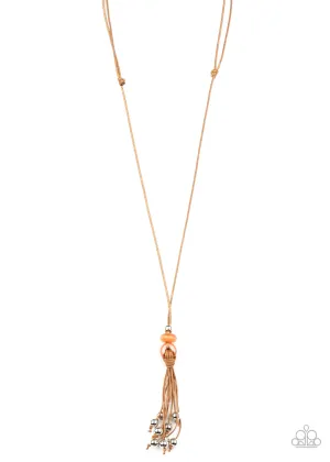 PAPARAZZI Ocean Child - Orange Necklace