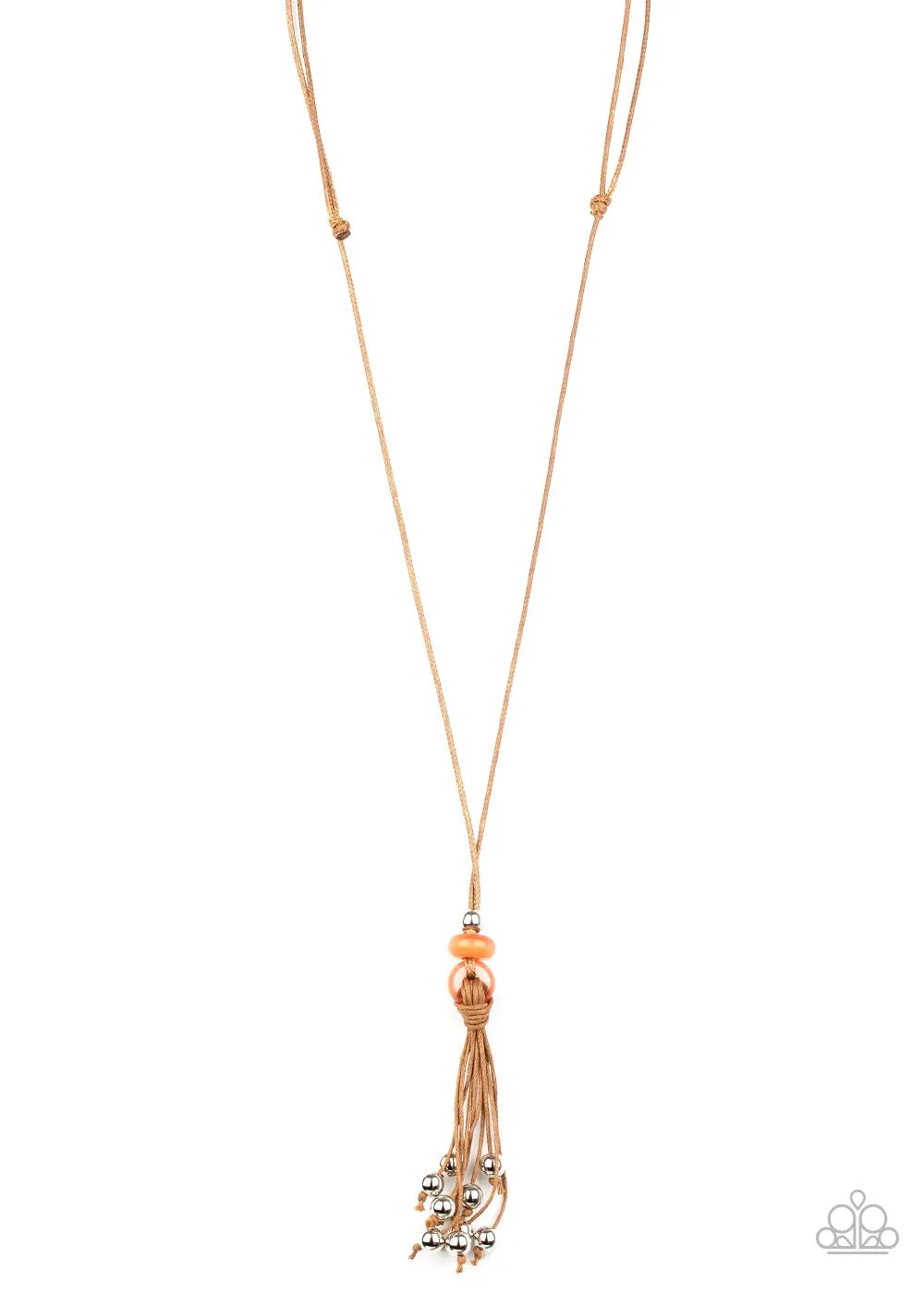 PAPARAZZI Ocean Child - Orange Necklace