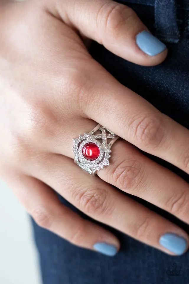 Paparazzi Ring ~ Decadently Dreamy - Red