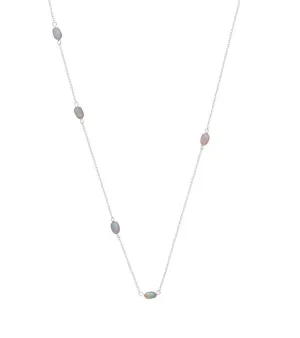 Perla Colour Necklace Teal Steel