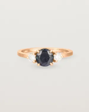 Petite Una Round Trio Ring | Australian Sapphire & Diamonds