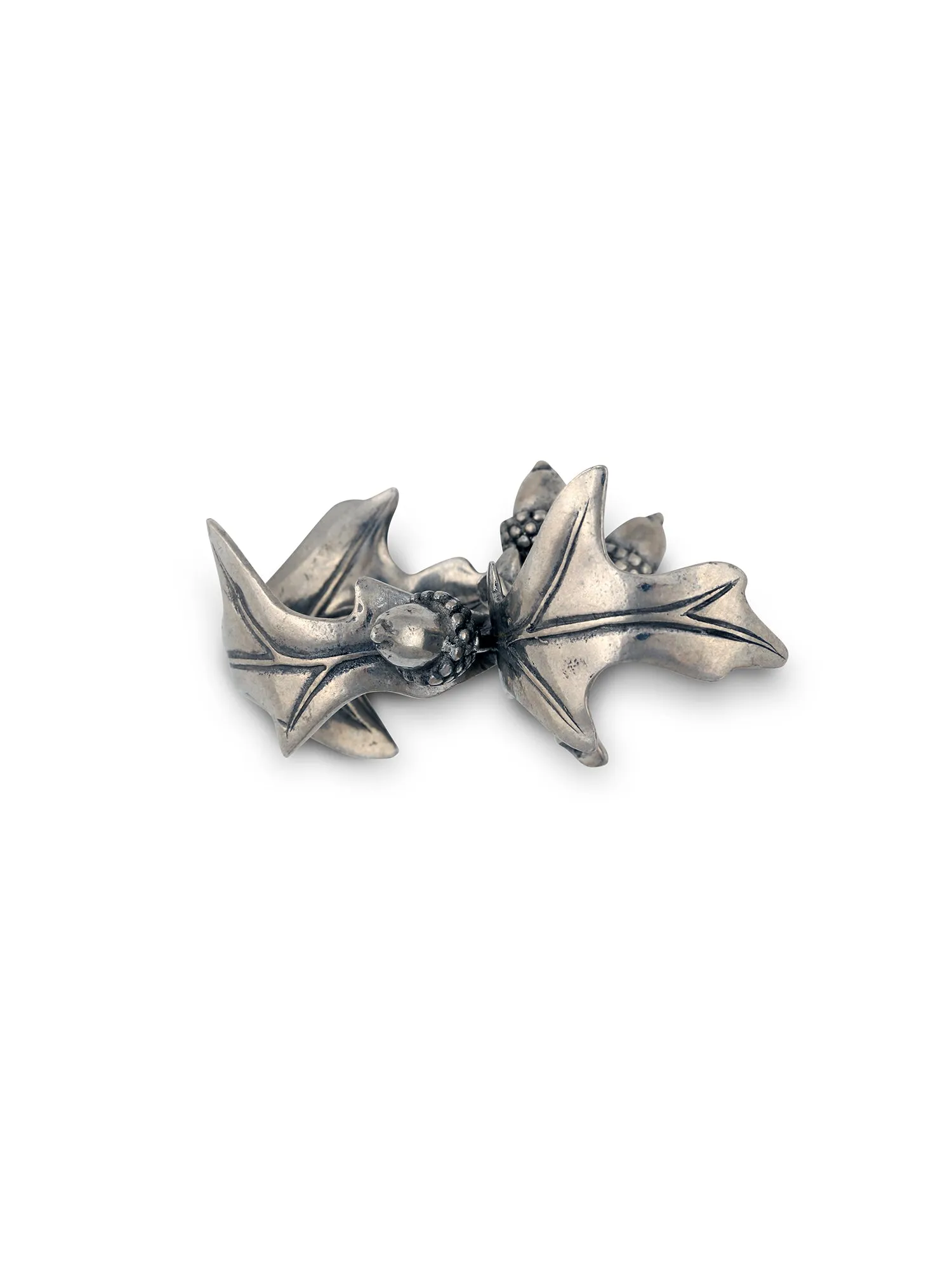 Pewter Acorn & Oak Leaf Napkin Ring