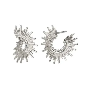 Pilgrim - Shana Earrings - Crystal / Silver Plated