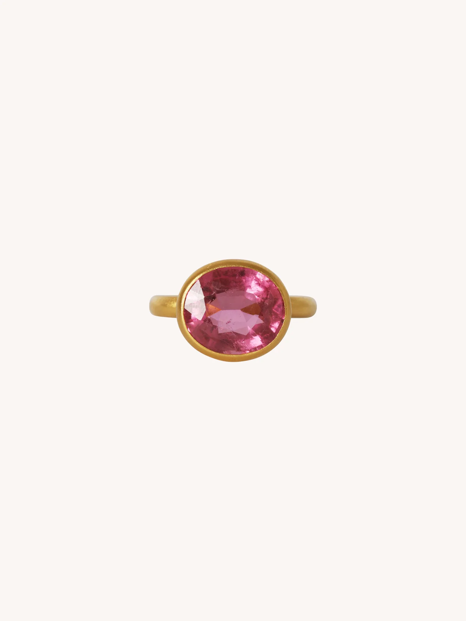 Pink Tourmaline Ring