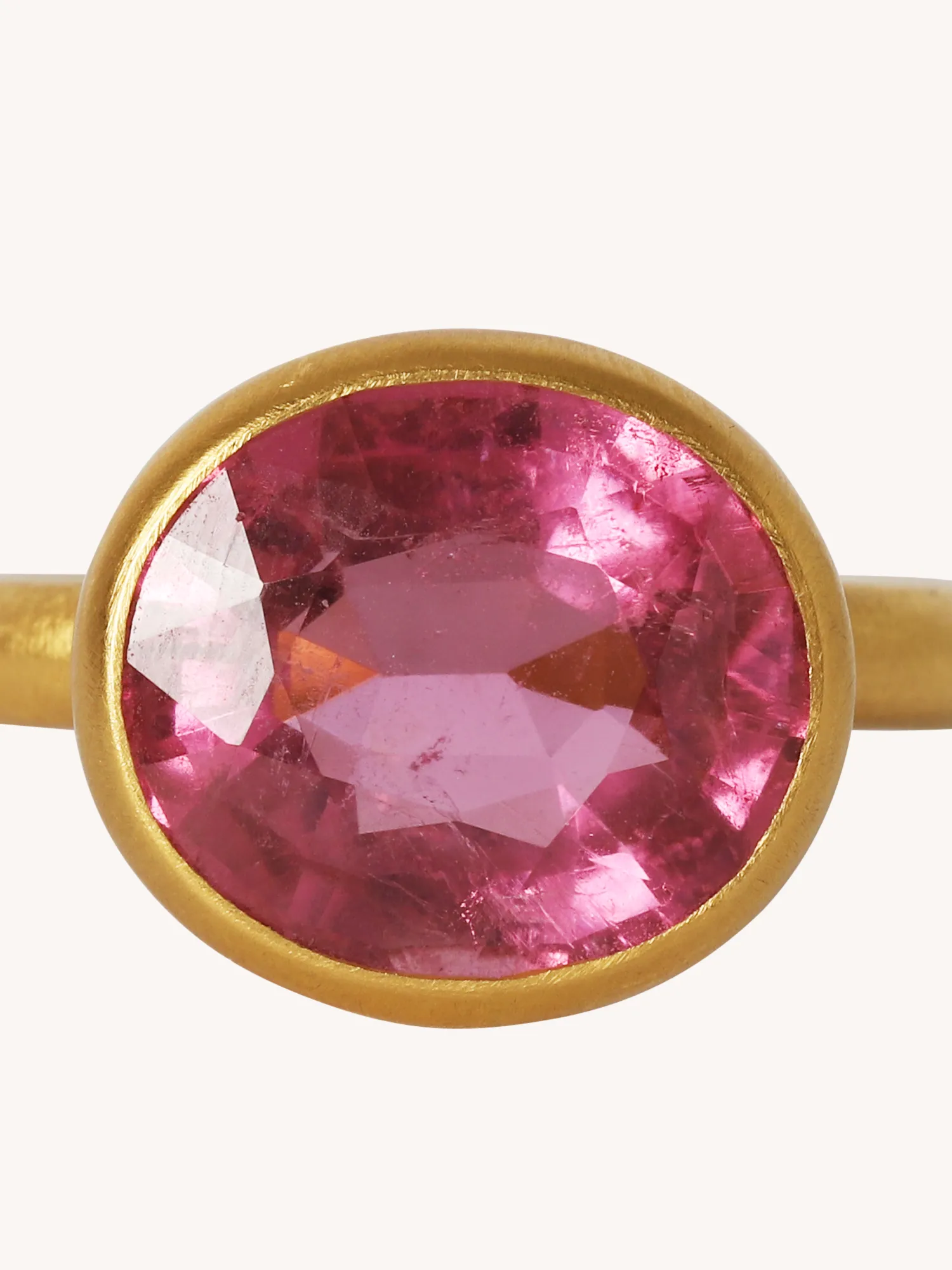 Pink Tourmaline Ring