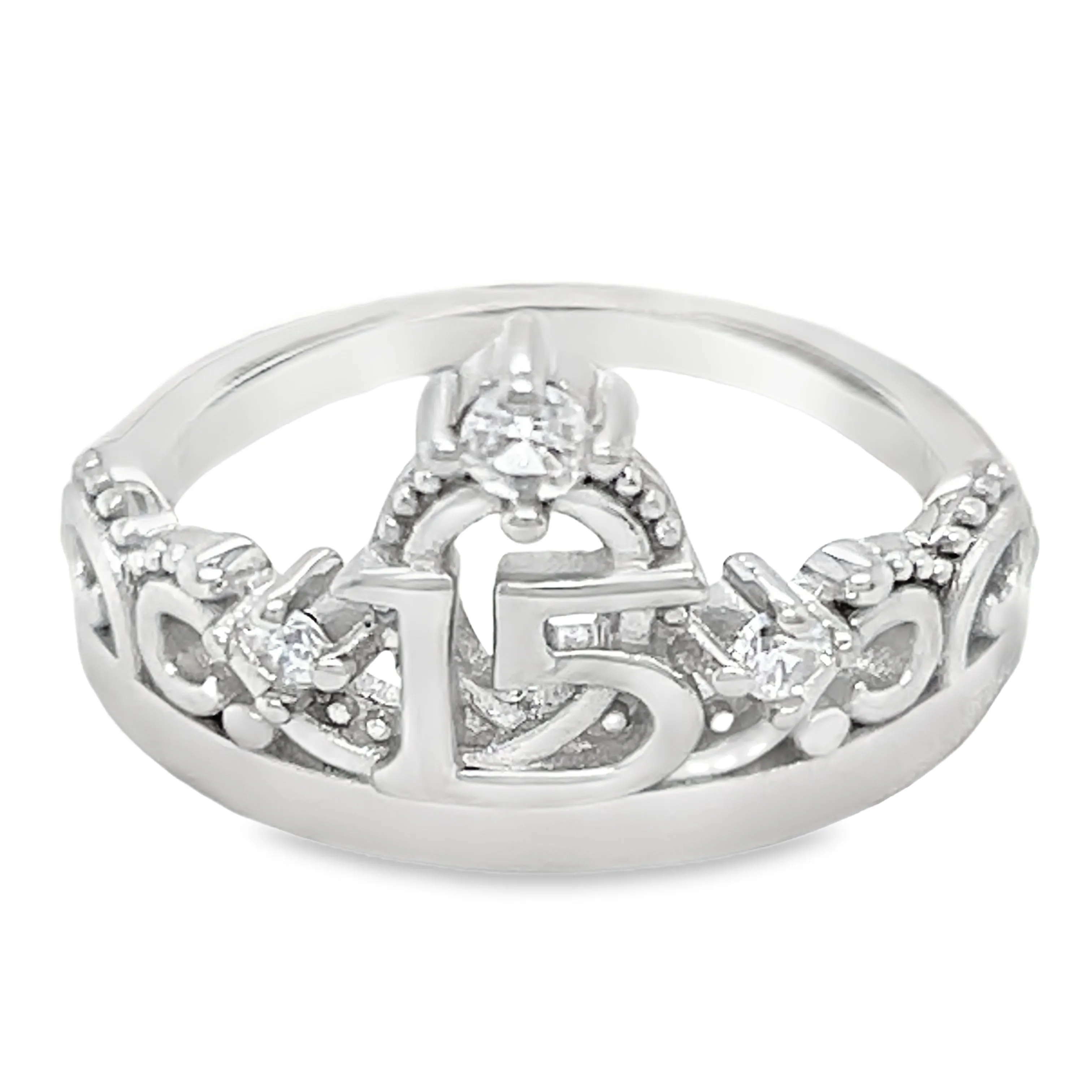 R516 Quinceanera Crown Ring