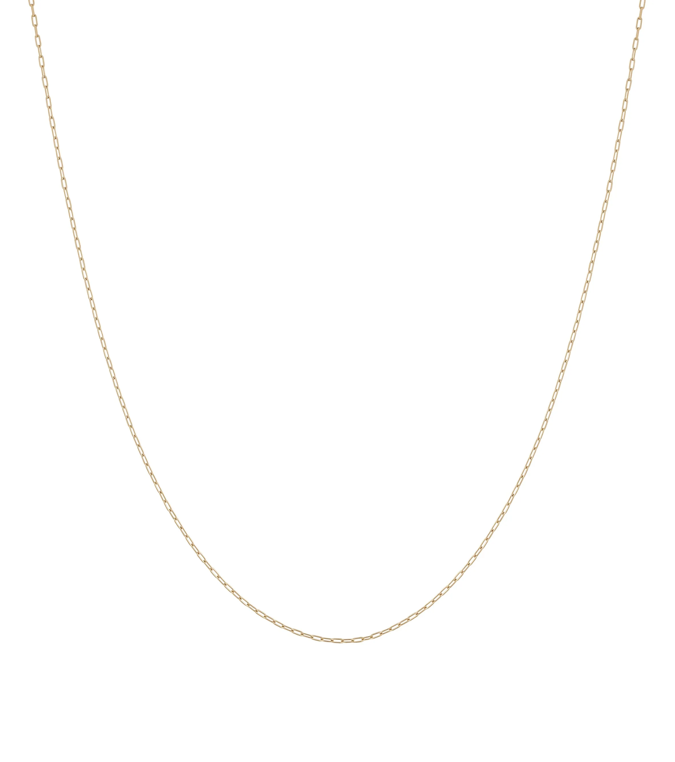 Rectangular Chain 50 cm Gold