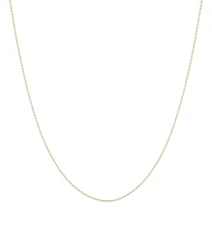 Rectangular Chain 50 cm Gold