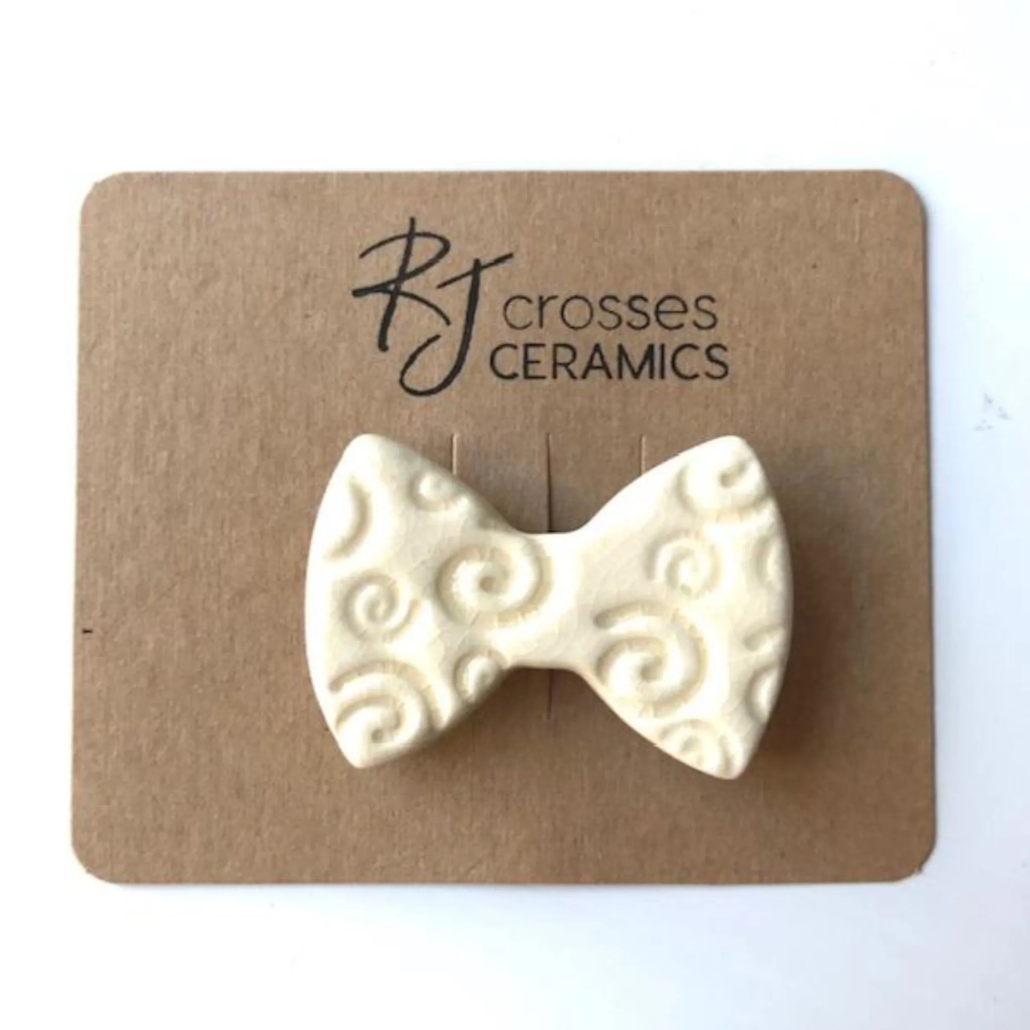 RJ Crosses Brooches - Moustache & Bow ties*