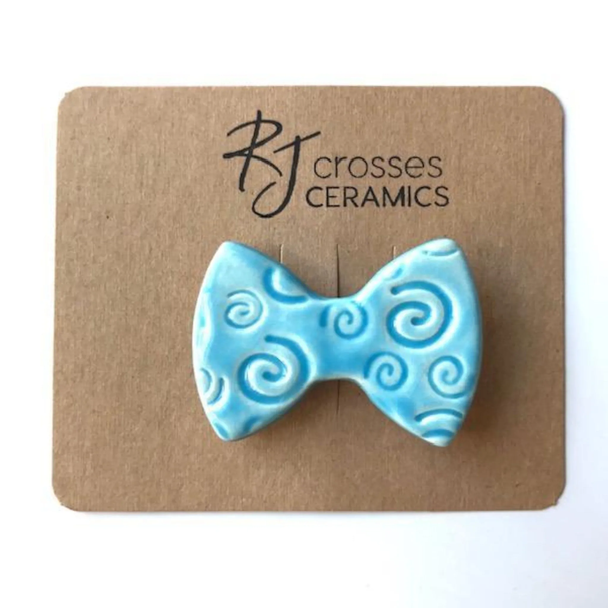 RJ Crosses Brooches - Moustache & Bow ties*