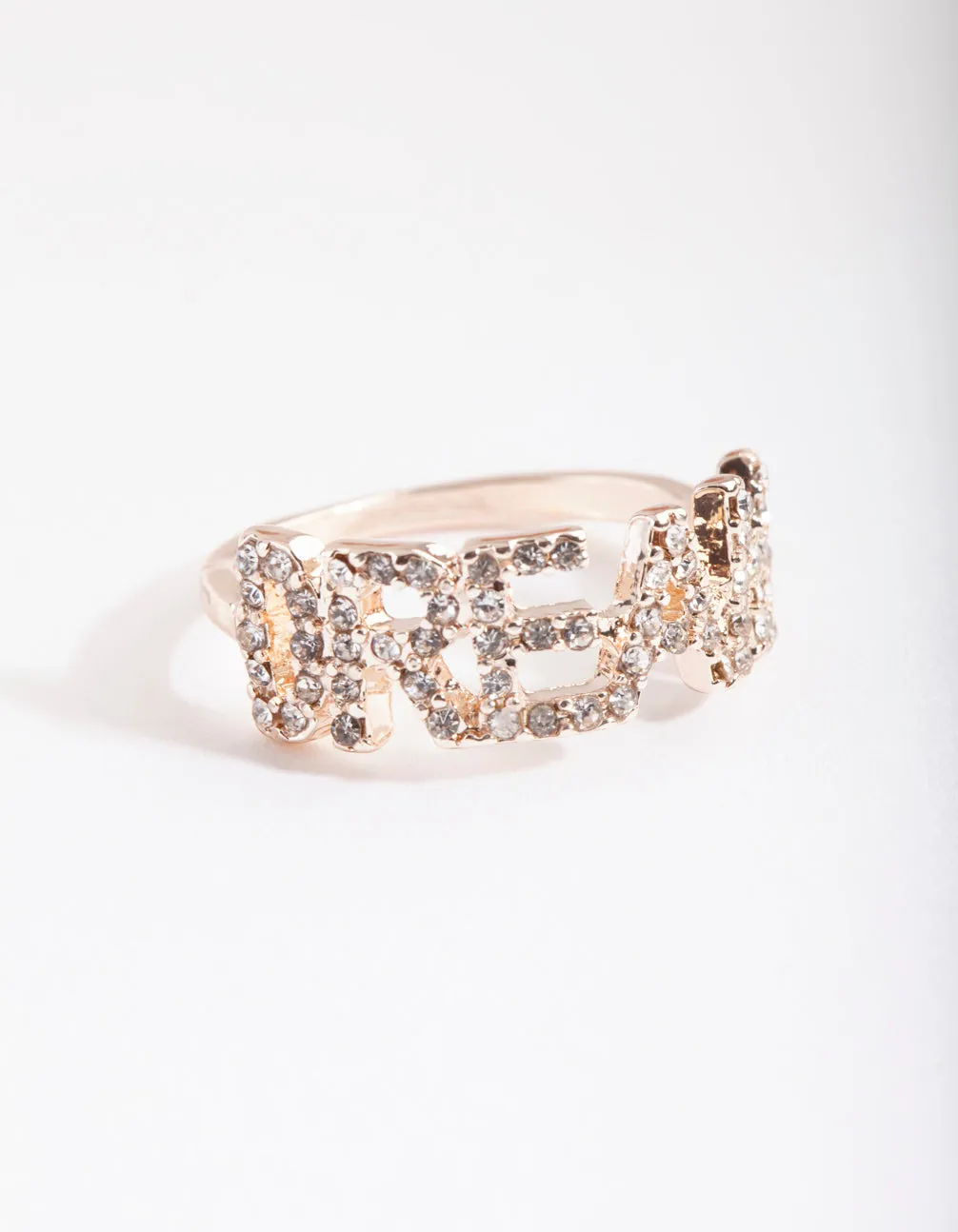 Rose Gold Diamante Dream Ring