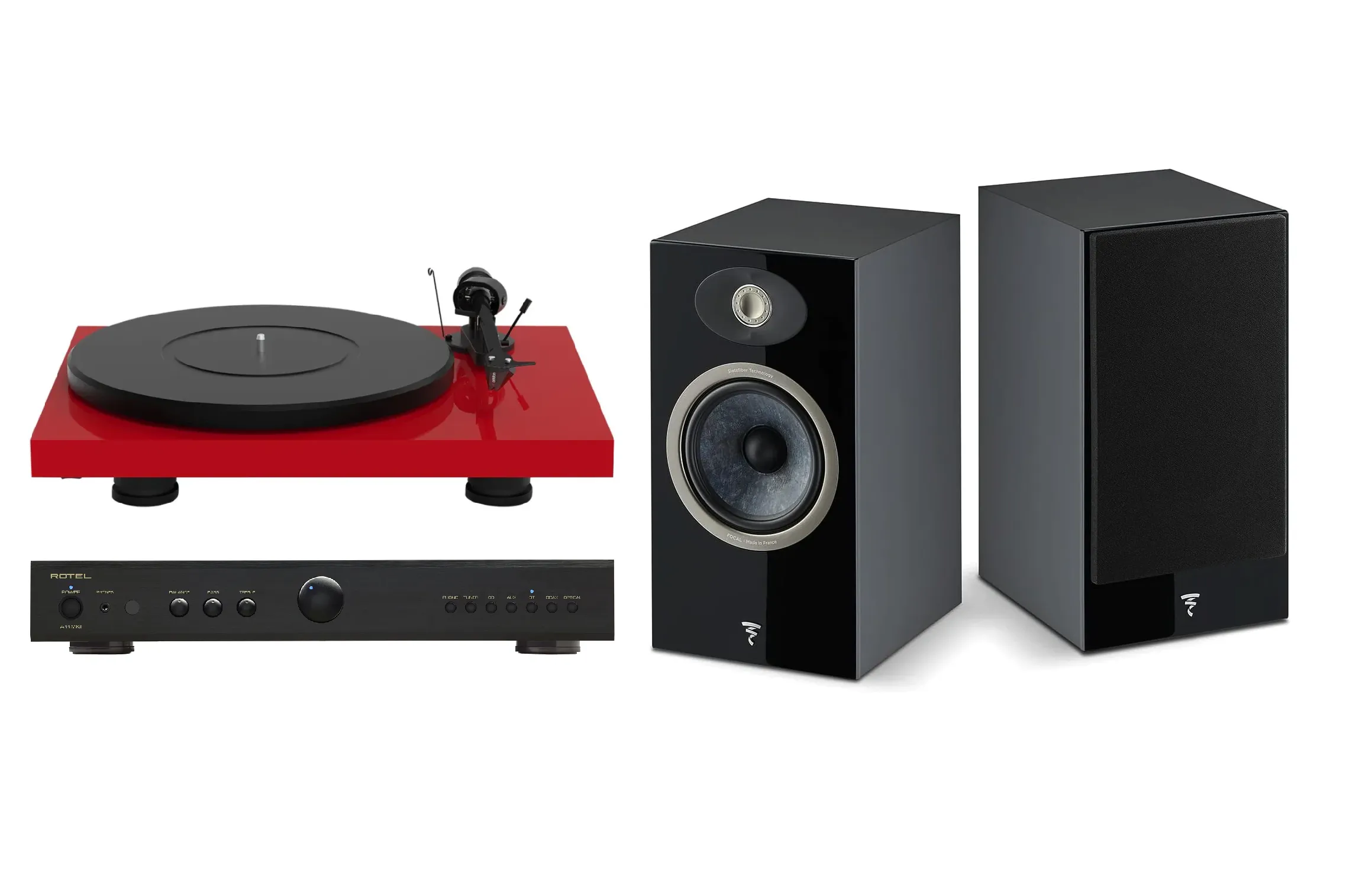 Rotel, Focal & Pro-Ject Vinyl HiFi System