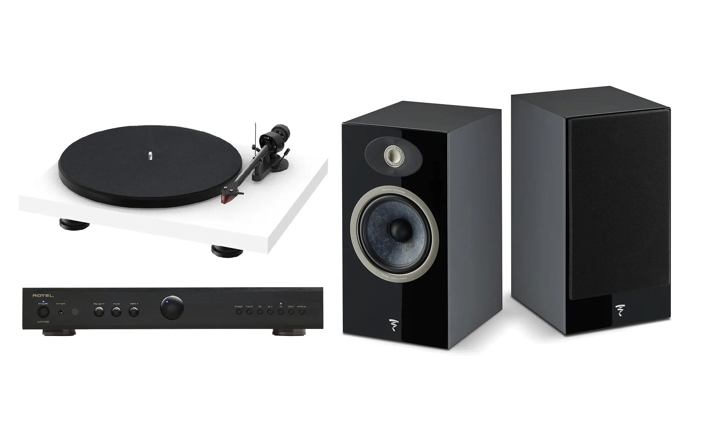 Rotel, Focal & Pro-Ject Vinyl HiFi System