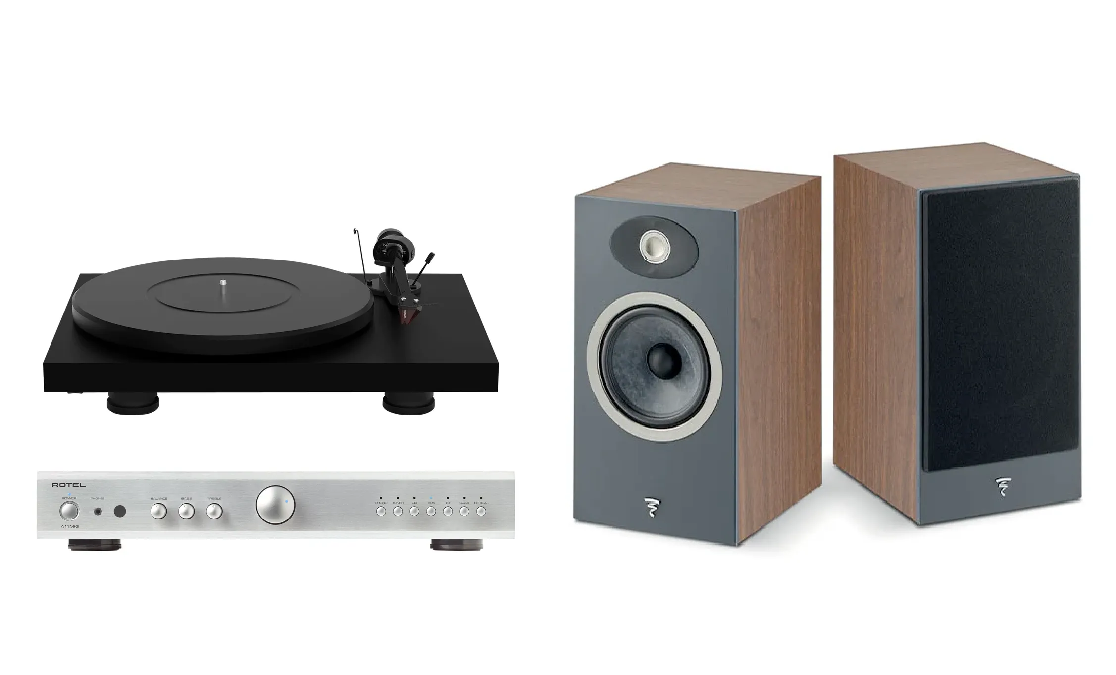 Rotel, Focal & Pro-Ject Vinyl HiFi System