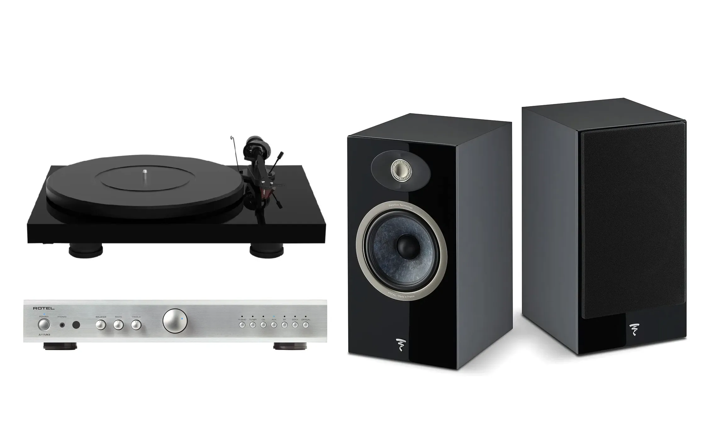 Rotel, Focal & Pro-Ject Vinyl HiFi System