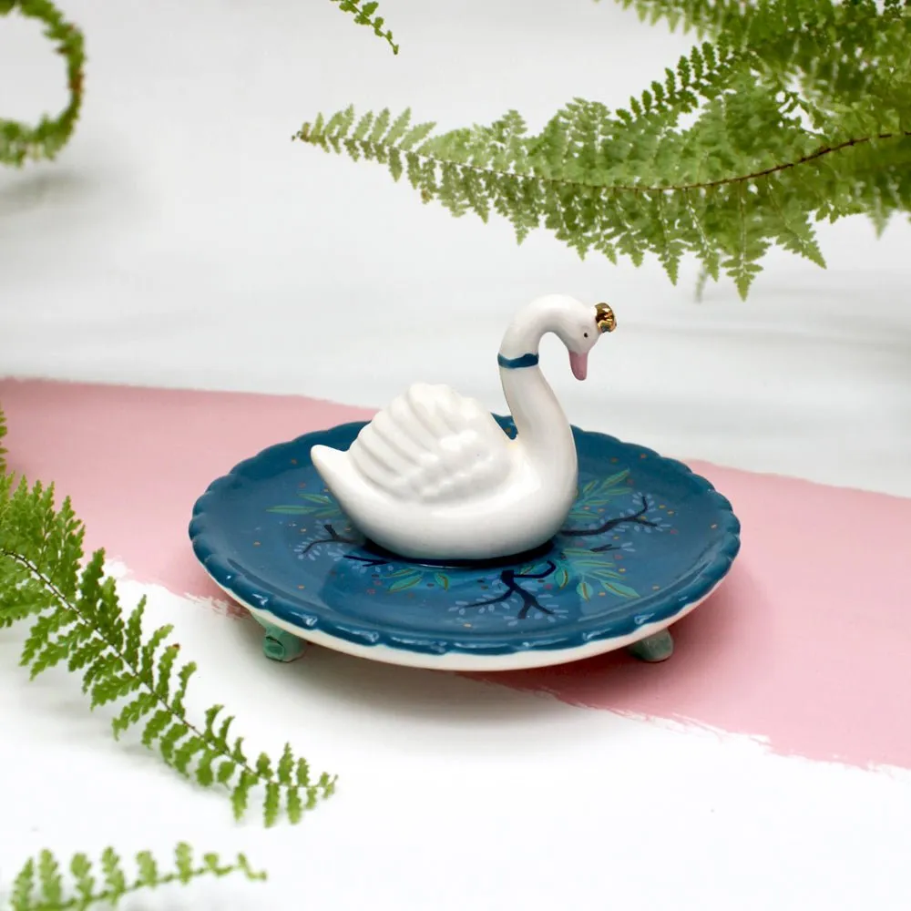 Secret Garden Swan Trinket Dish