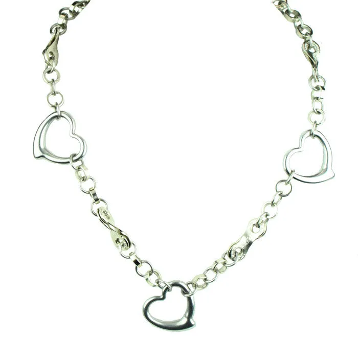 Stainless Steel Heart Chain Necklace