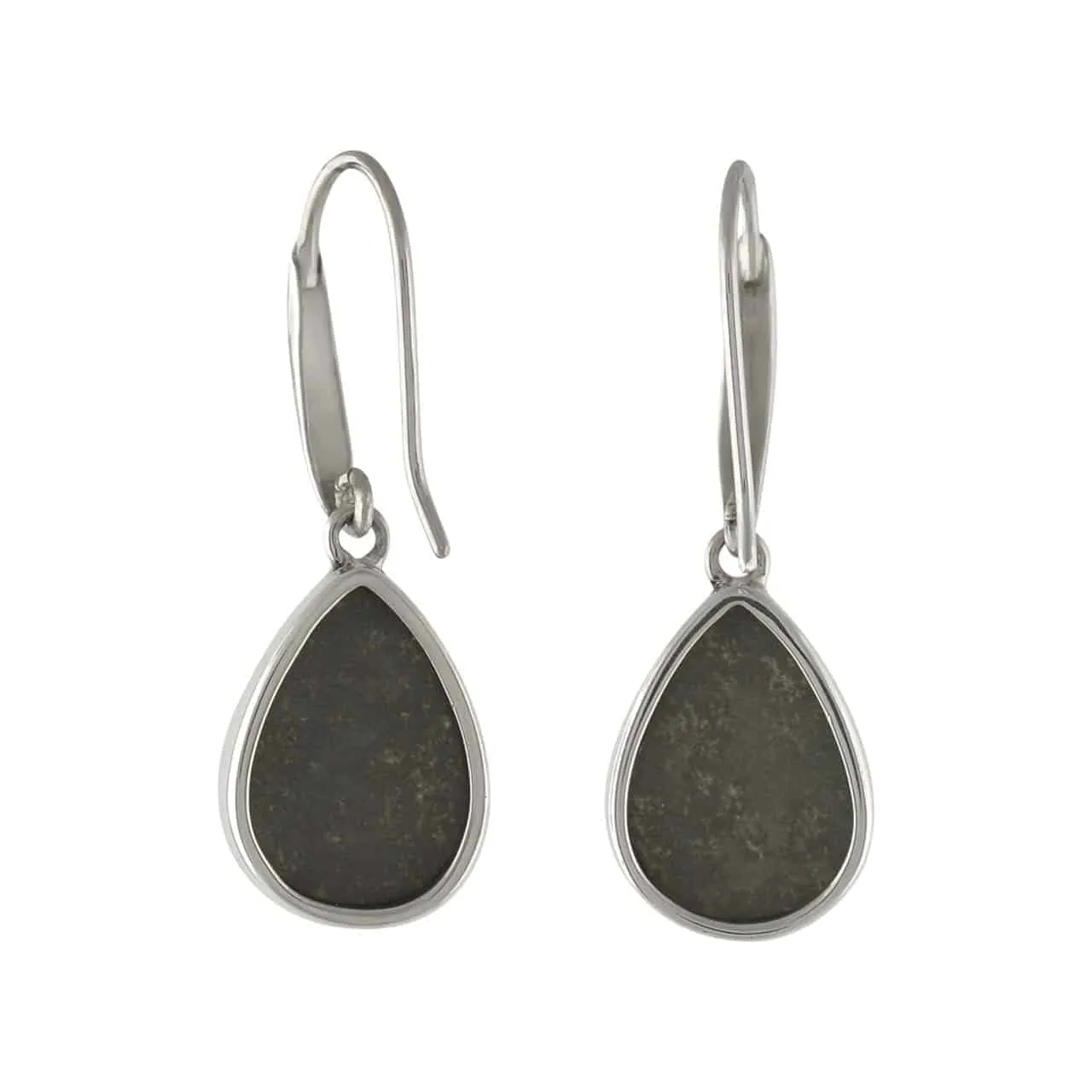 Starborn Ammolite Pear Earrings in Sterling Silver