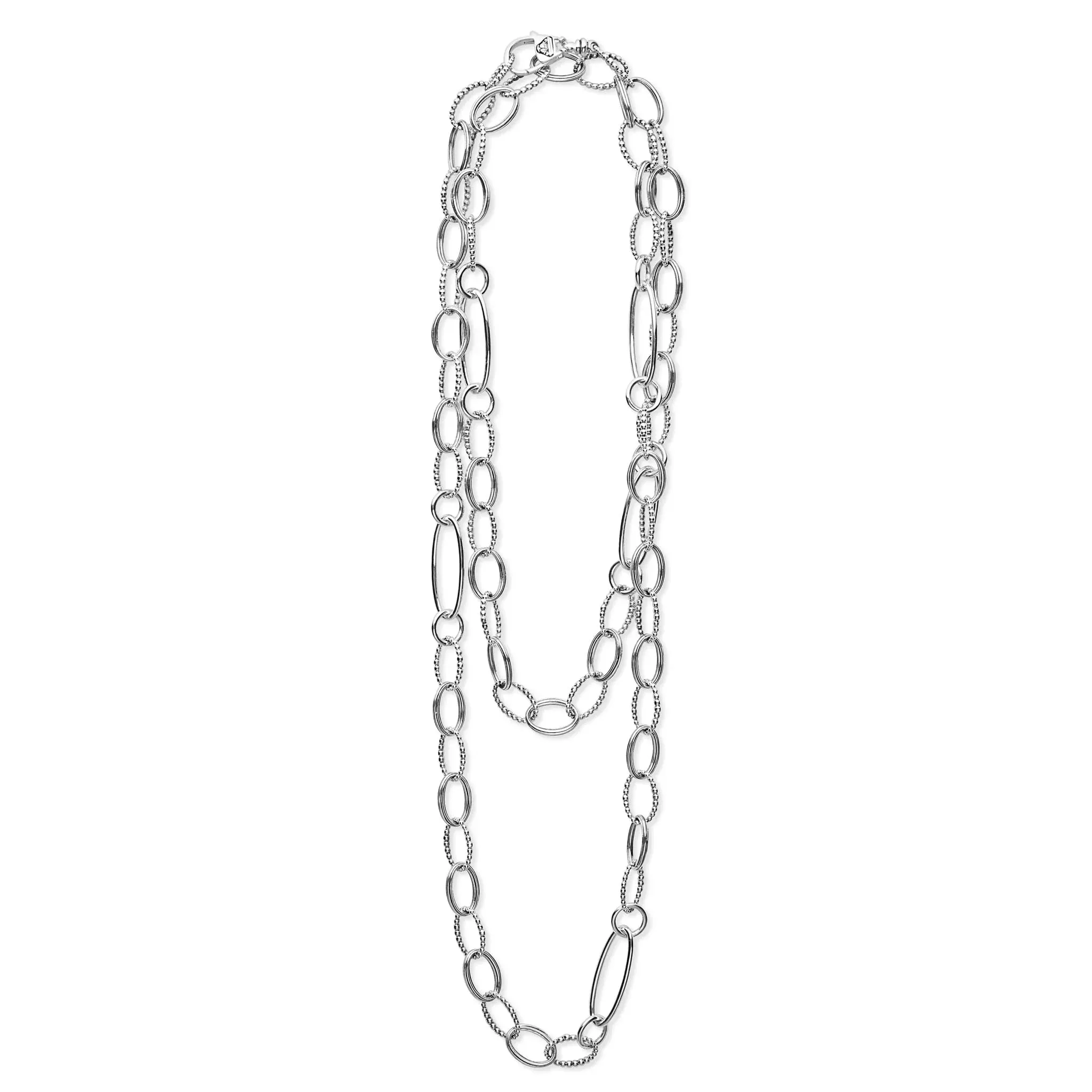 Sterling Silver Link Necklace | 34"