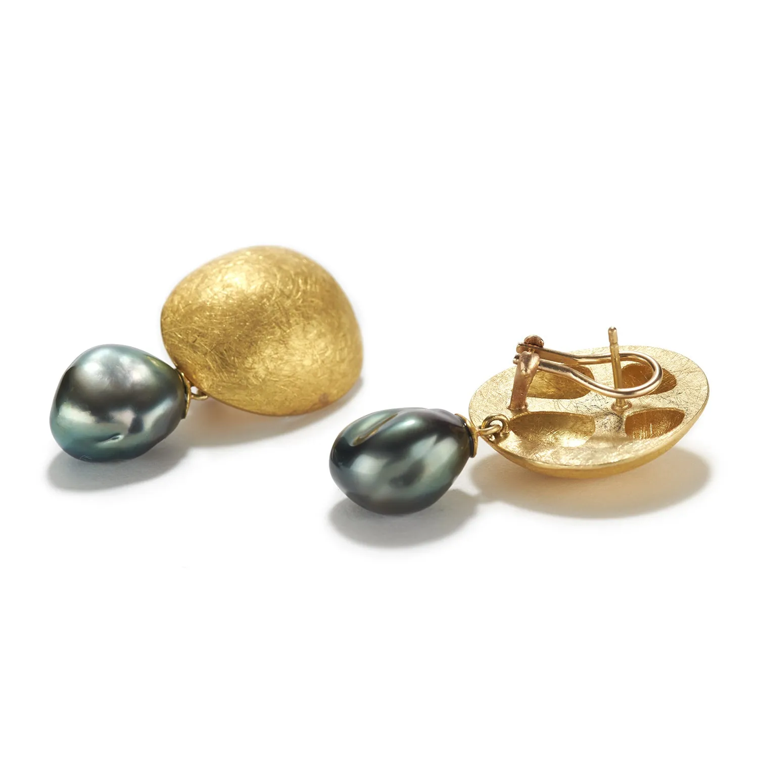 Tahitian Keshi Pearl Earrings