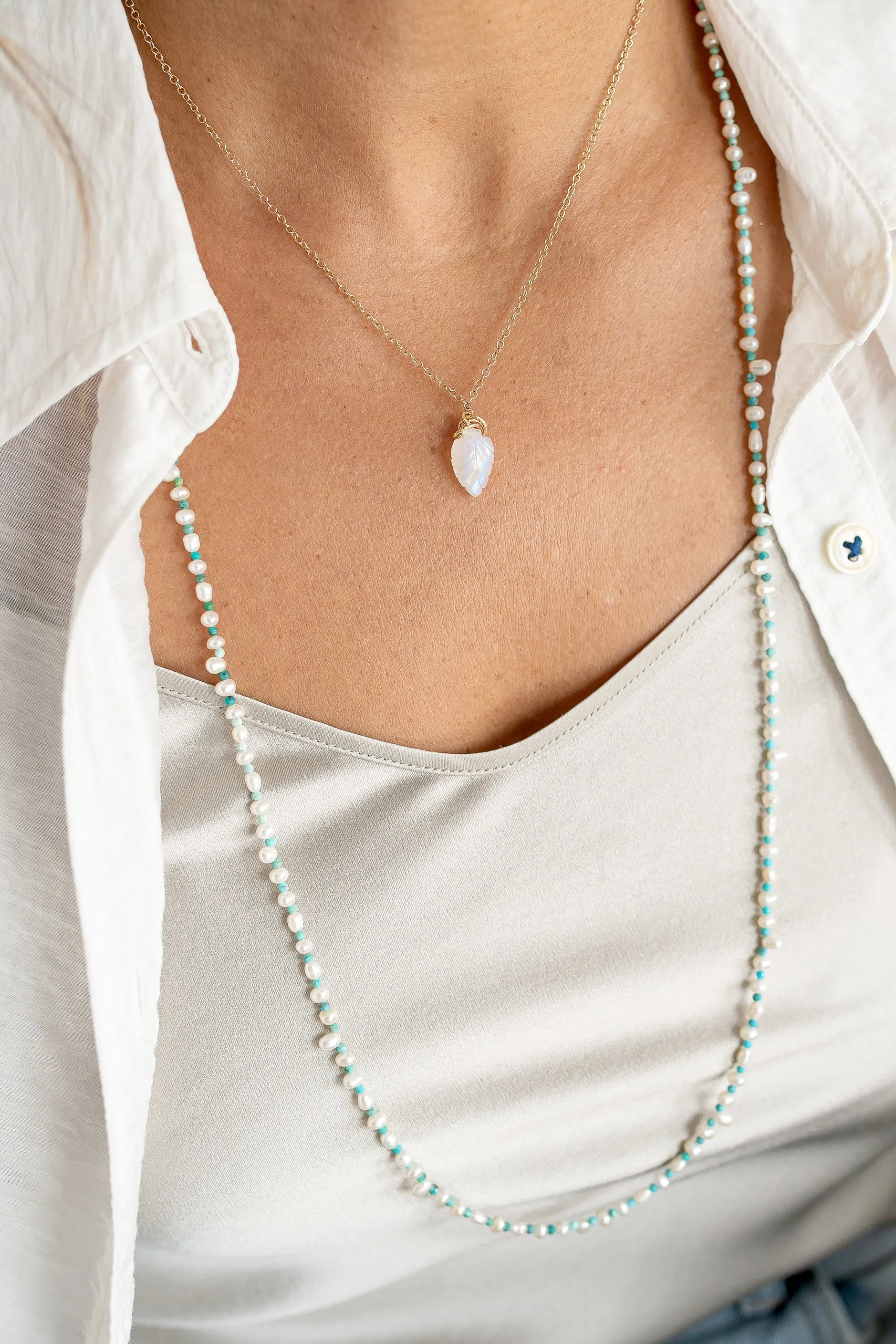 Turquoise Adora Layering Necklace