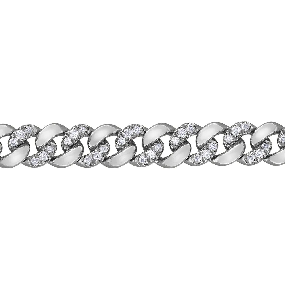 White Gold and Diamond Bracelet