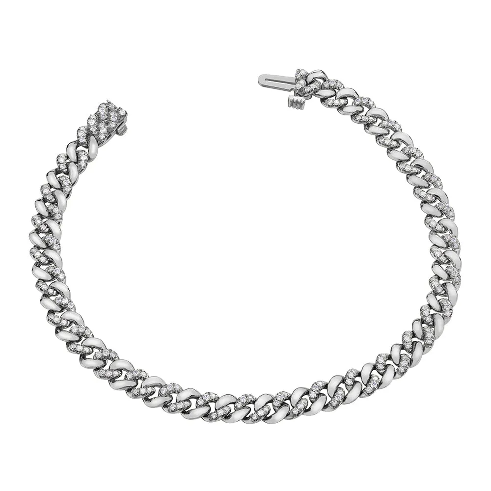 White Gold and Diamond Bracelet